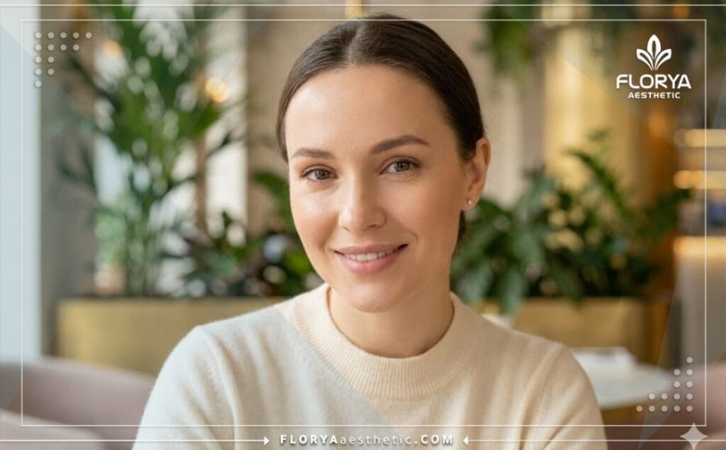 Primer plano cinematográfico del resultado perfecto y natural