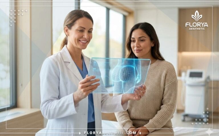 Doctor mostrando los Beneficios del Lifting de Glúteos Brasileño (BBL) en Turquía