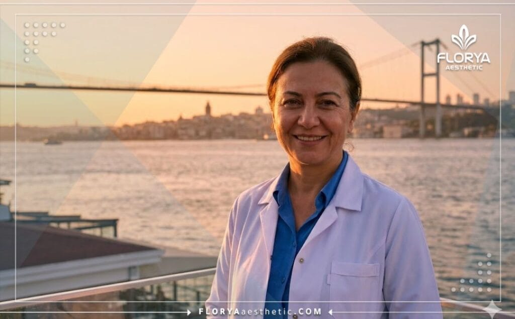 Приветливый врач в Стамбуле приглашает на операцию по уменьшению груди.