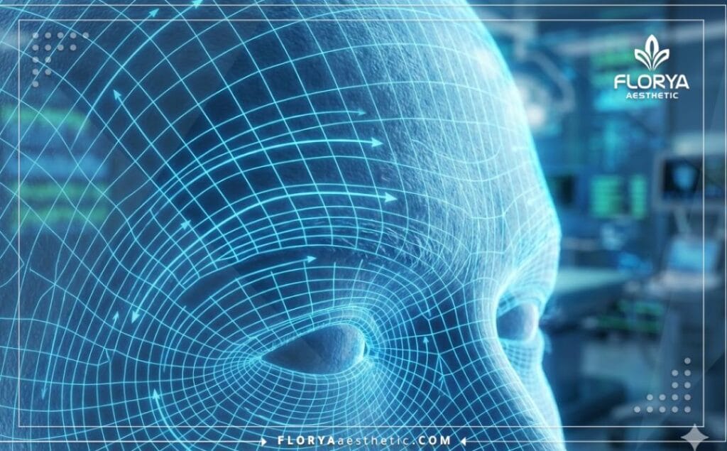 3D сканирование области лба и бровей