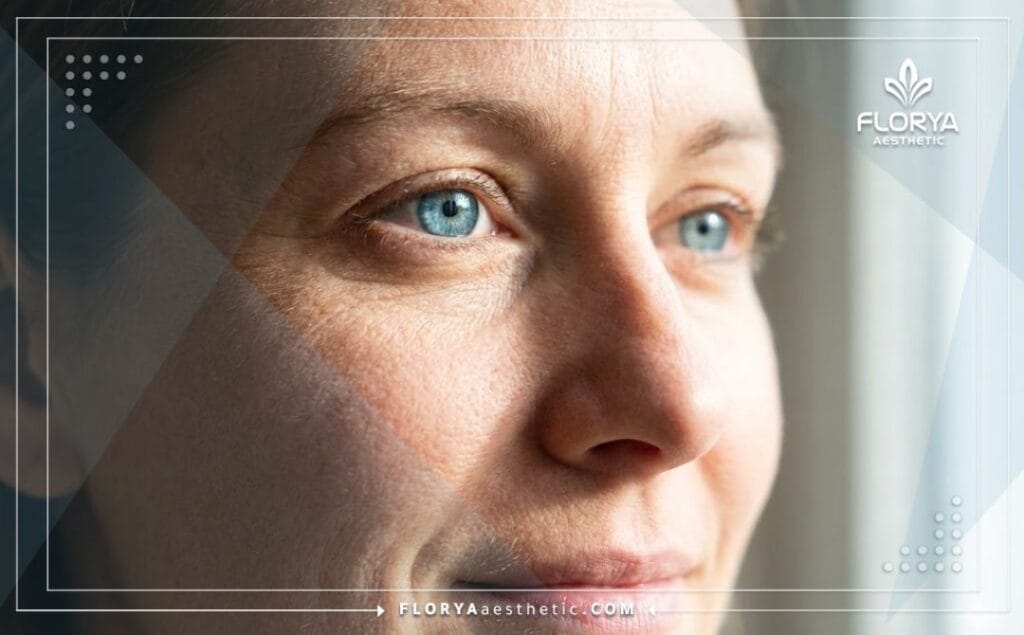 صورة مقربة لعين صافية تبرز النتيجة المثالية والقيمة مقابل تكلفة عملية الفيمتو ليزك