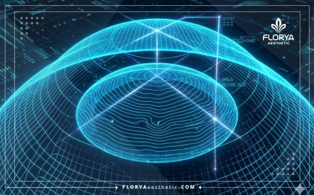 Digital 3D topography scan of the cornea for laser precision