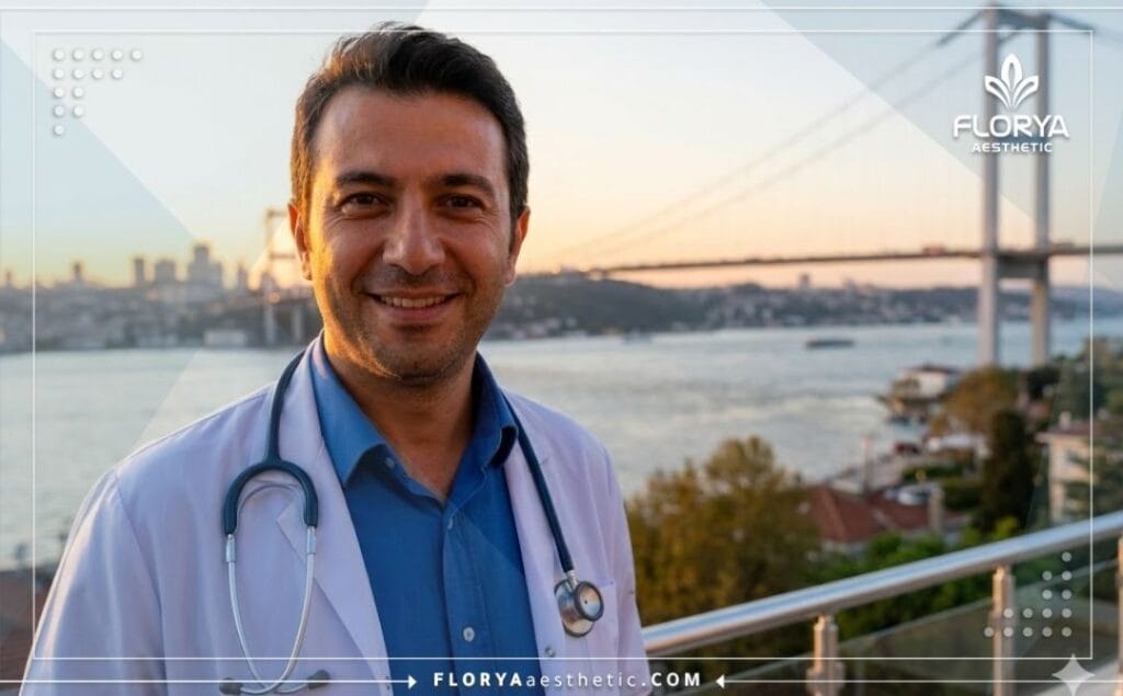 Friendly doctor in Istanbul welcoming patients for medical tourism.