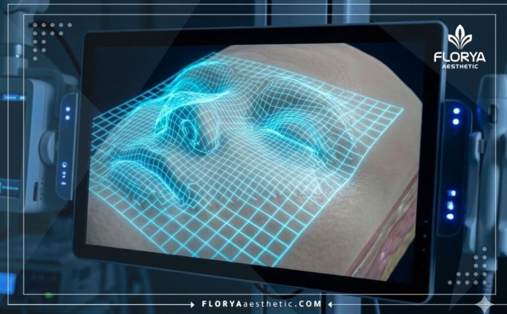 Visualisation 3D précise de la texture de la peau pour le nano lipofilling