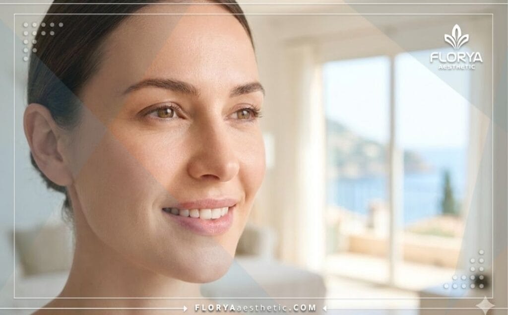 Close-up of a flawless aesthetic result highlighting the beauty of successful plastic surgery.