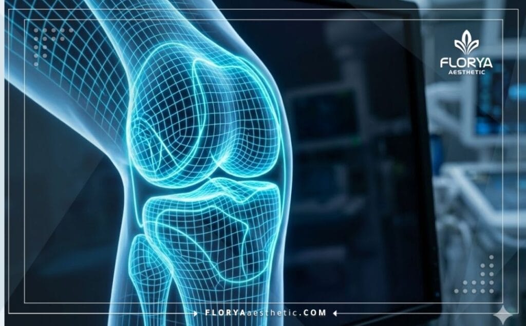 Escaneo de malla 3D avanzado que muestra la planificación de reparación de tejidos.