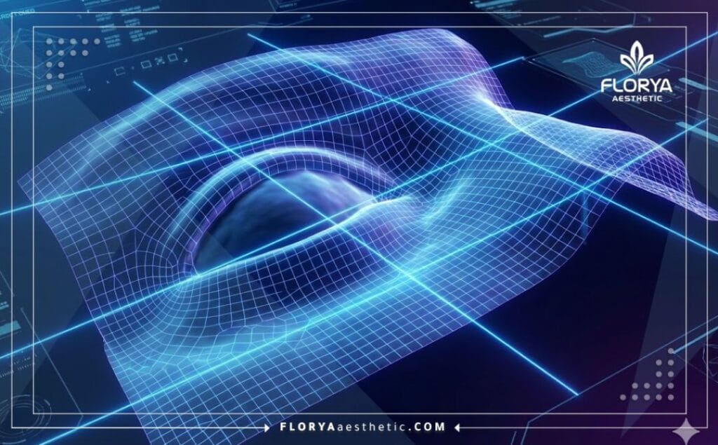 Digital 3D map focusing on the tear trough area for precision filler application