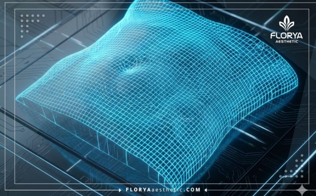 3D сканирование тела, демонстрирующее точность технологии VASER.