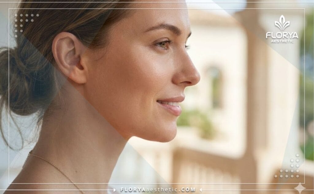 نتيجة مثالية وجذابة تظهر نجاح عمليات تجميل النساء في تركيا.