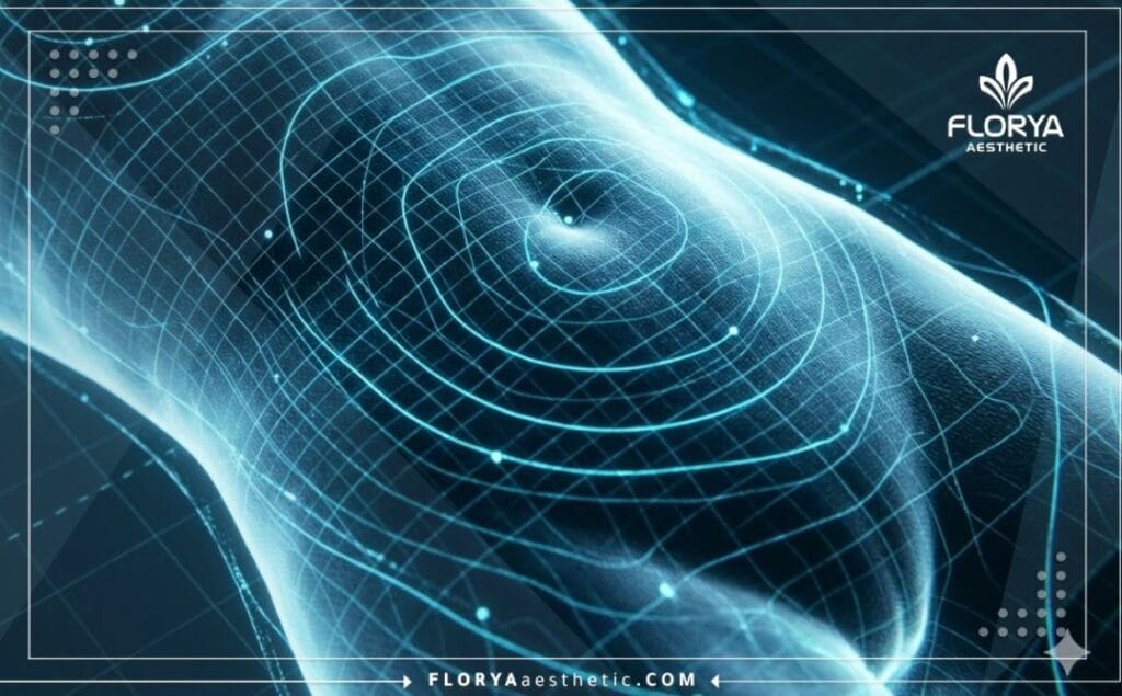 3D сканирование области живота и талии для операции