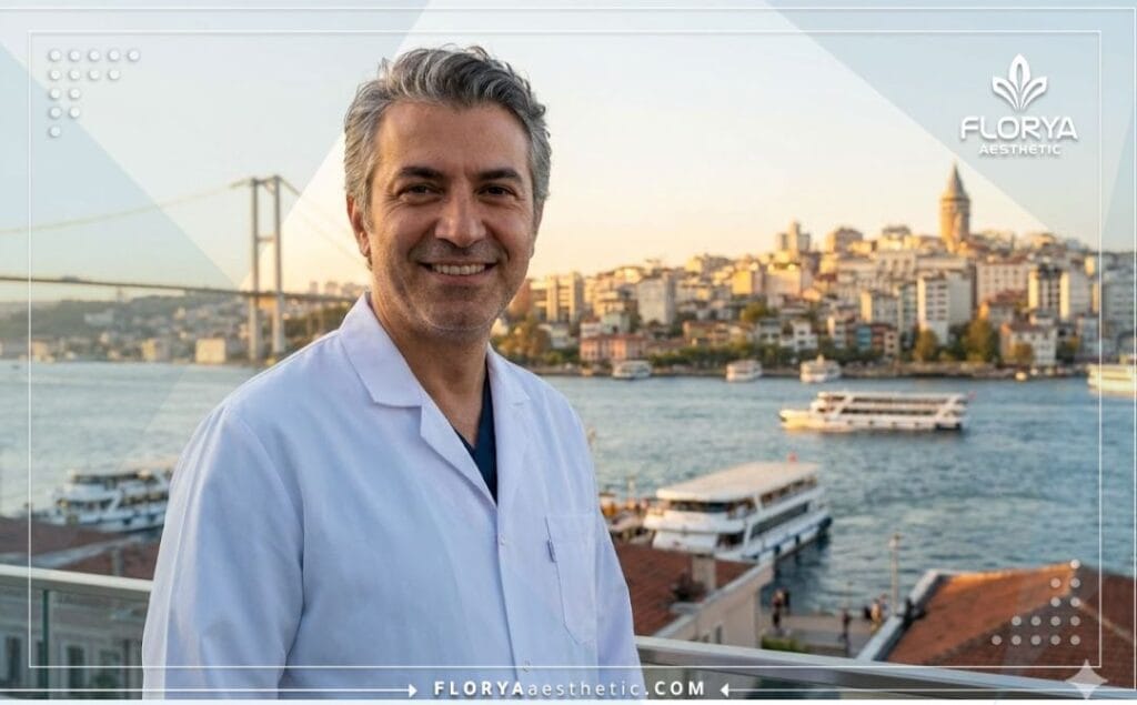 طبيب يرحب بالمرضى في إسطنبول لإجراء زراعة الشعر.