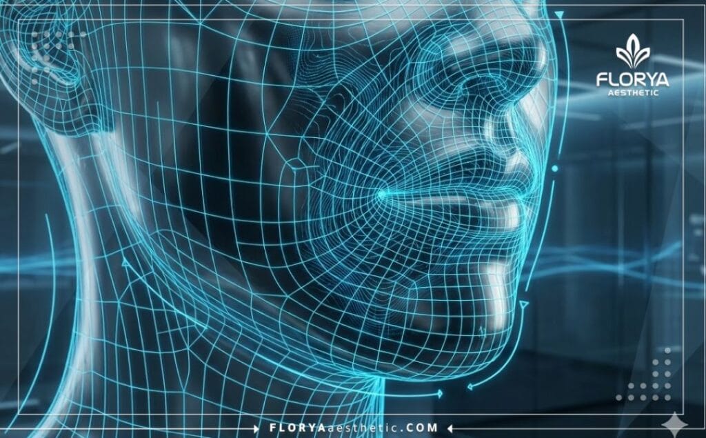 Escaneo 3D de alta tecnología enfocado en la mandíbula y el área facial inferior