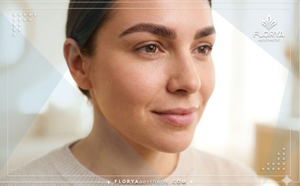 Безупречный и естественный результат после восстановления бровей