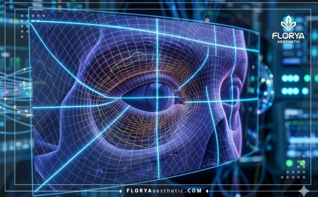 Детализированное 3D-сканирование области век с использованием высокотехнологичной сетки