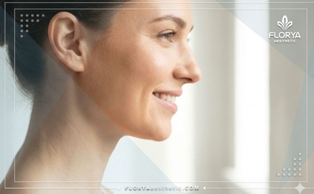 Resultado espectacular y natural del lifting facial y de cuello.