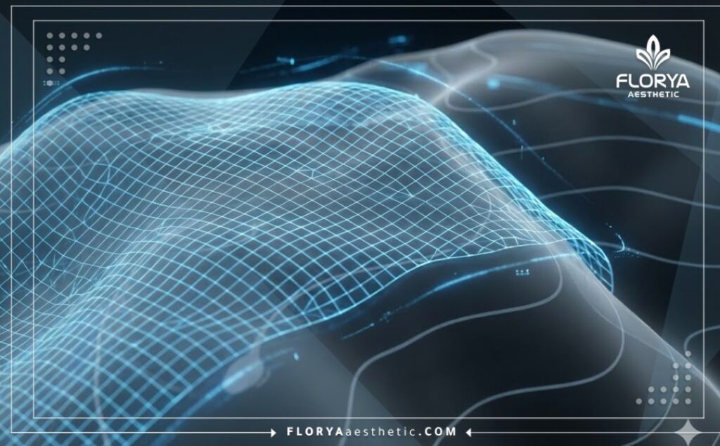 Scan de surface 3D macro de haute technologie de l'anatomie de l'estomac