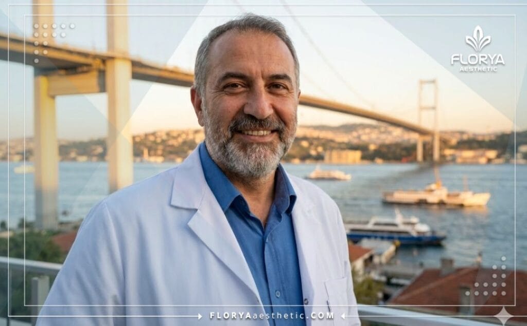 Friendly aesthetic doctor in Istanbul near the recognizable Bosphorus Bridge