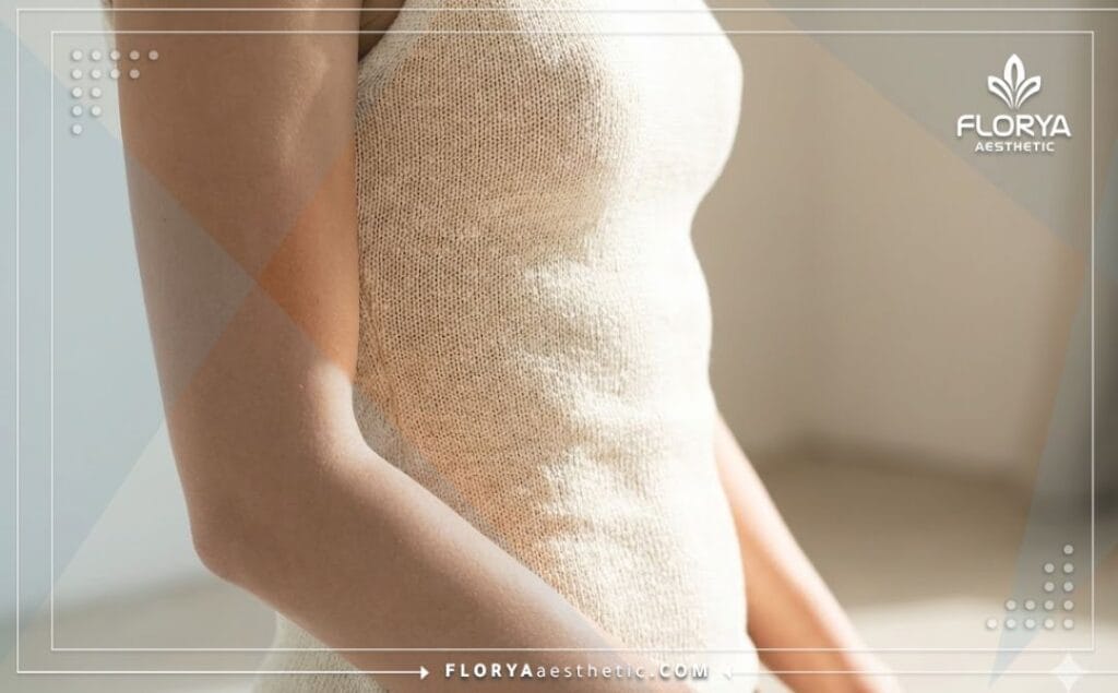 Résultat esthétique parfait montrant une silhouette sculptée après lifting.