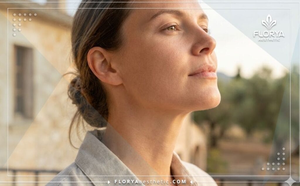 نتيجة مثالية ومحددة للفك بعد إزالة الذقن المزدوج