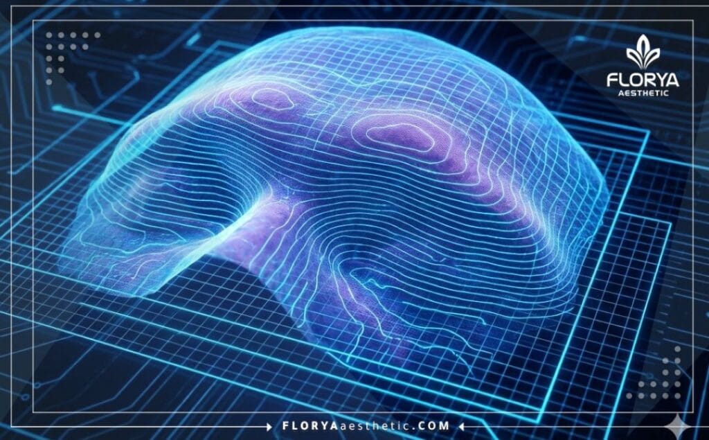 Макро 3D сканирование области надбровных дуг для точного моделирования