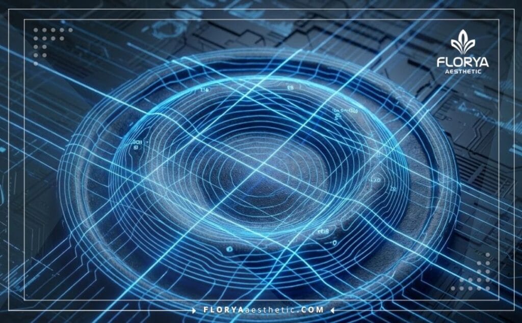 مسح ثلاثي الأبعاد دقيق يوضح ضغط العين والعصب البصري بتقنية الليزر الأزرق