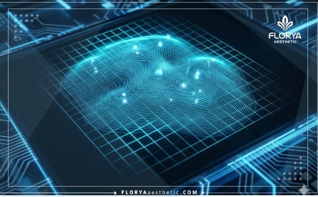 مسح ضوئي ثلاثي الأبعاد دقيق لفروة الرأس يوضح تقنيات استعادة الشعر