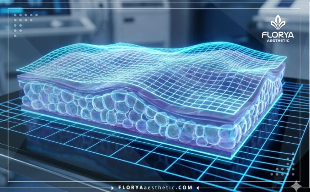 3D сканирование слоев кожи и жировой ткани