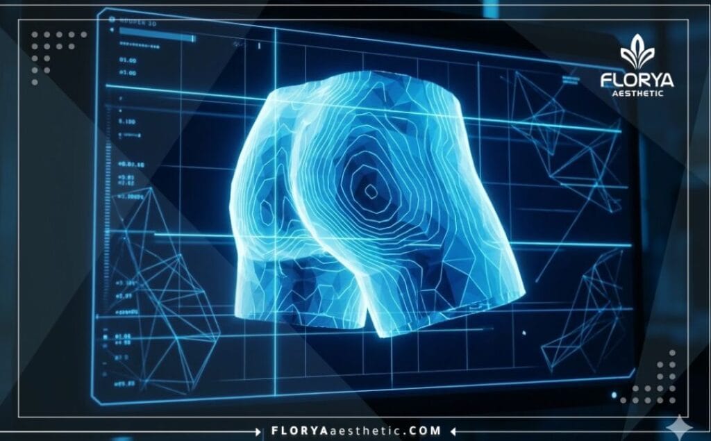 فحص رقمي دقيق لمنطقة الجسم السفلي بتقنية شبكة الليزر ثلاثية الأبعاد