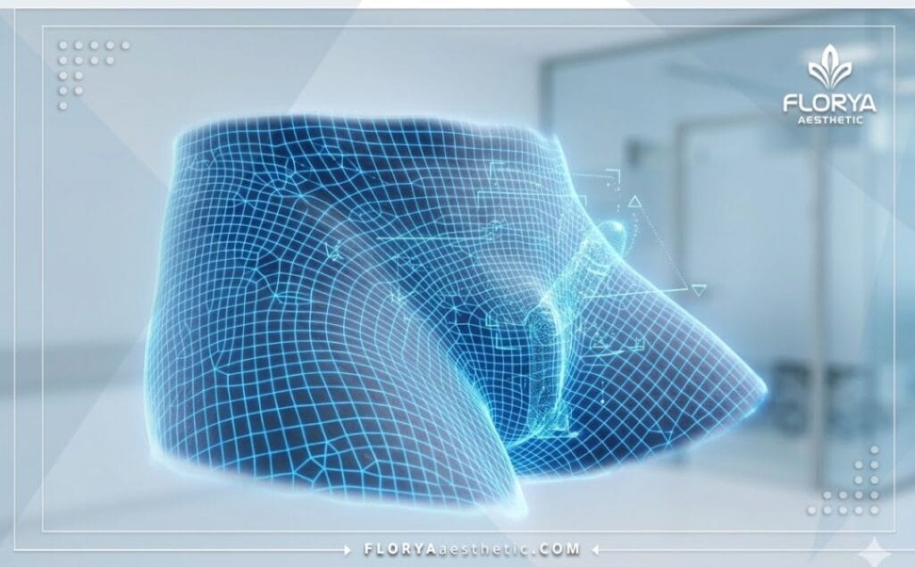 مسح رقمي ثلاثي الأبعاد لمنطقة دعامات العضو الذكري بدقة عالية