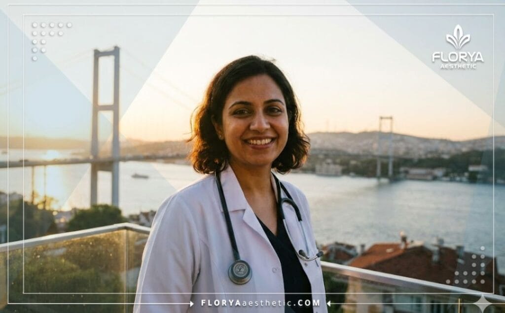 Friendly plastic surgeon in Istanbul welcoming patients