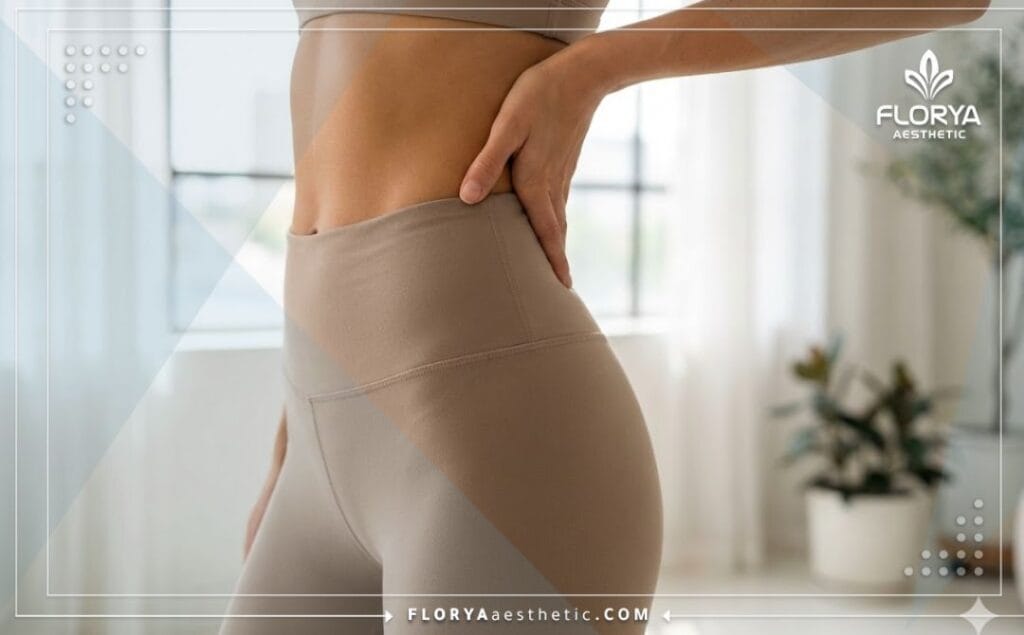 طبيب تجميل ودود يرحب بالمرضى في إسطنبول مع خلفية البوسفور