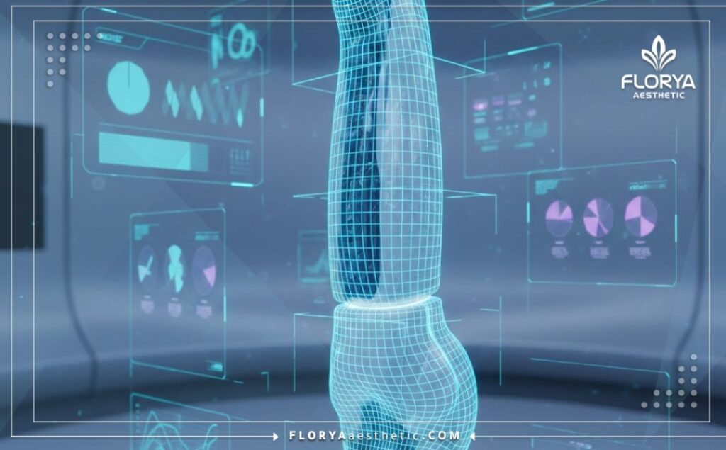 Escaneo 3D de alta tecnología de la zona pélvica para planificación médica