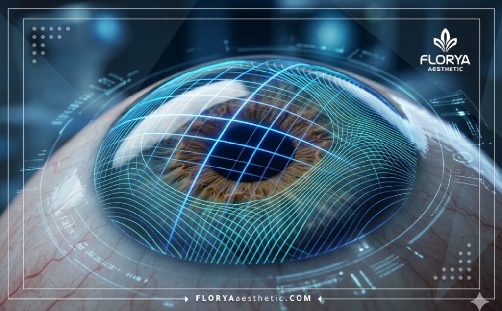 مسح رقمي ثلاثي الأبعاد لقرنية العين يوضح دقة علاج الاستجماتيزم