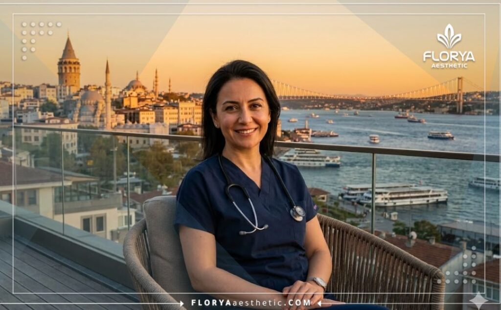 طبيب يرحب بالمرضى في اسطنبول لإجراء جراحة السمنة.