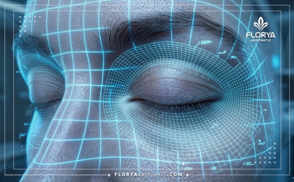 مسح ثلاثي الأبعاد دقيق لسطح العين لعملية تصحيح النظر