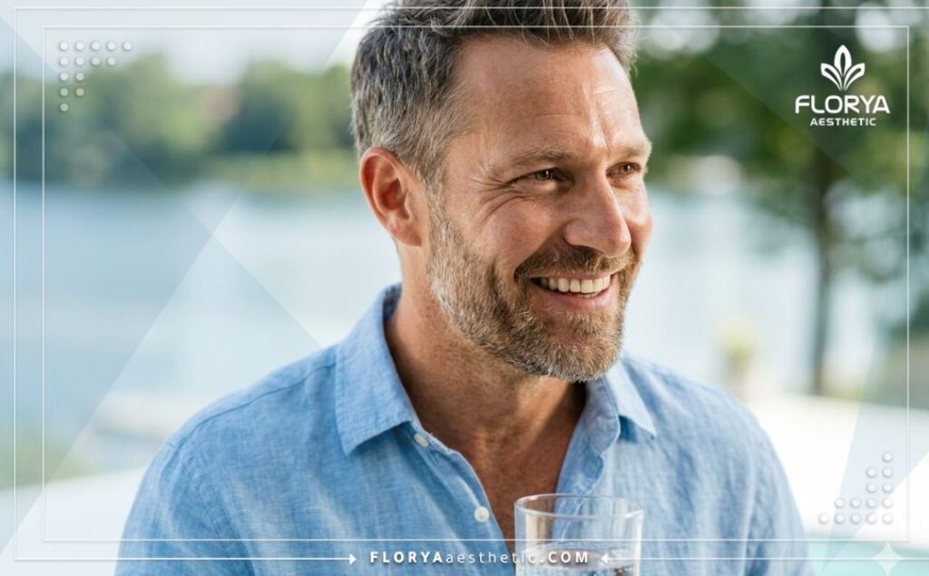 مريض يتمتع بصحة جيدة وحيوية بعد إتمام العلاج بنجاح