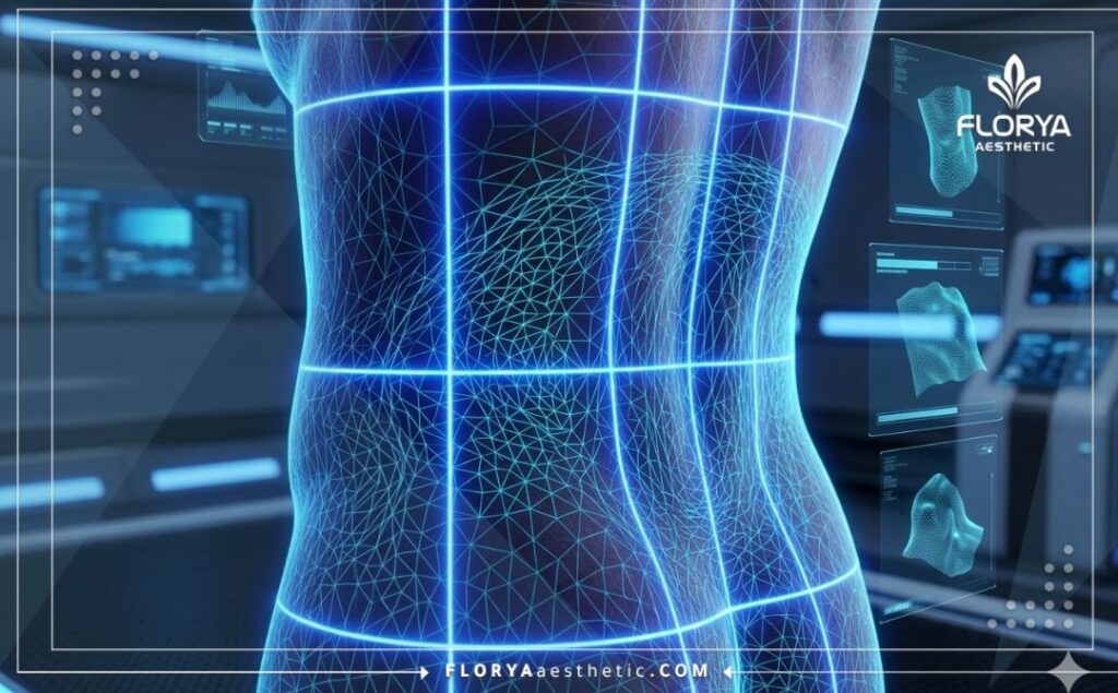 مسح رقمي ثلاثي الأبعاد عالي الدقة لمنطقة المسالك البولية والكلى