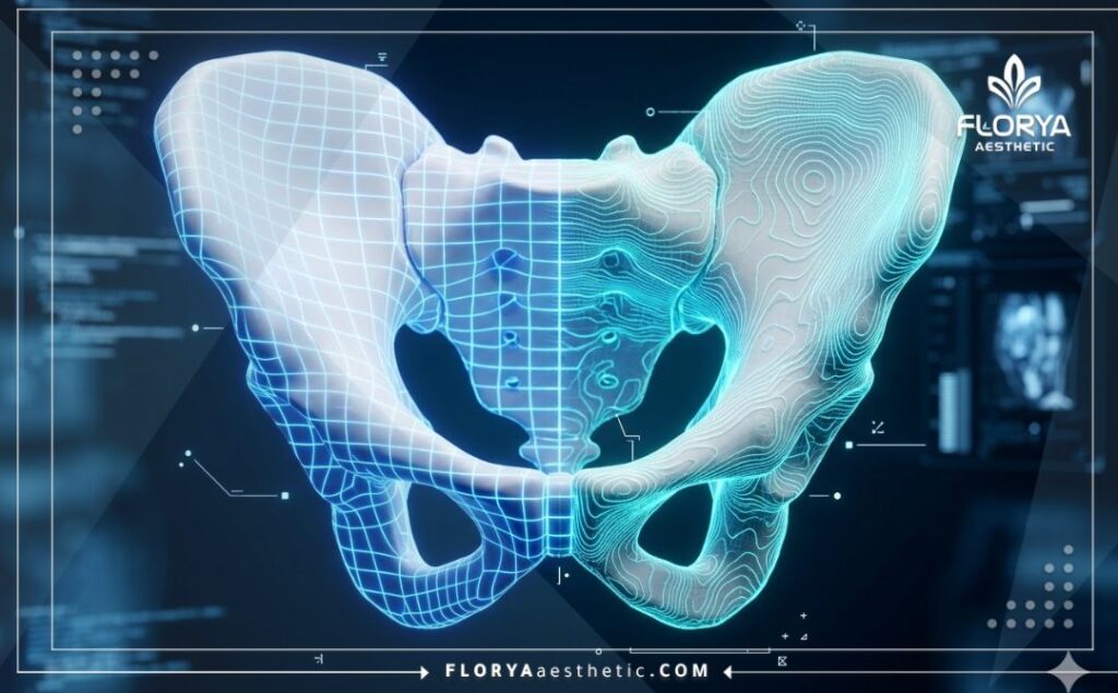 Escaneo 3D digital de alta precisión de la anatomía pélvica