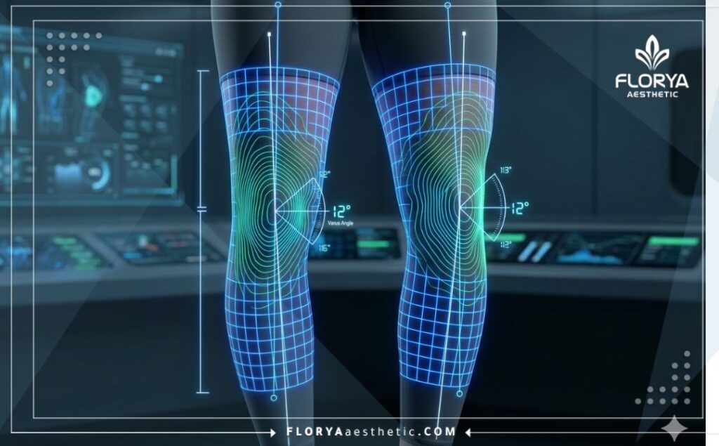 Высокотехнологичное 3D сканирование области ног для точного хирургического вмешательства.