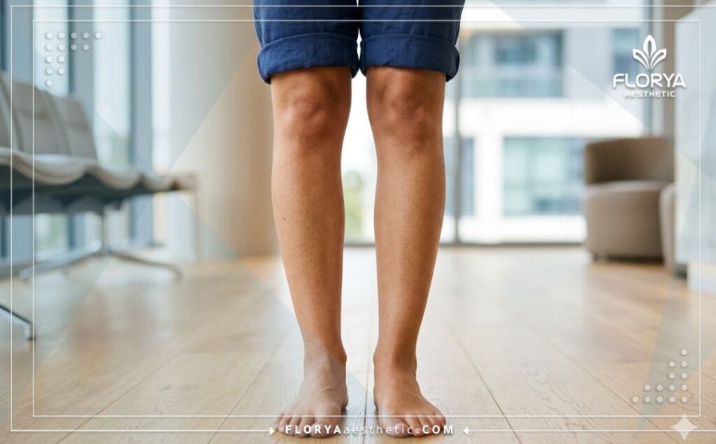 Идеальный результат операции по выравниванию ног, демонстрирующий отличную эстетику.