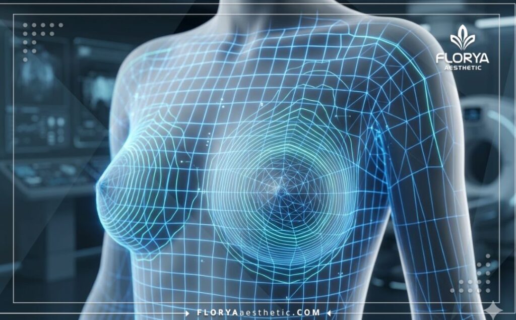 Высокотехнологичное 3D-сканирование области груди для планирования