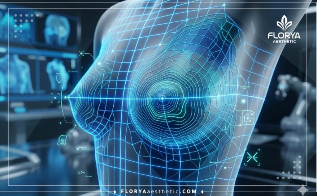 Цифровое 3D сканирование грудной клетки для планирования.