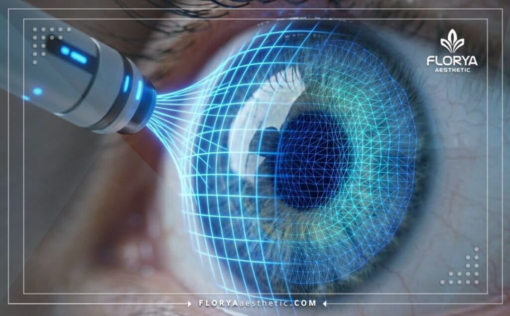 Modèle 3D numérique détaillé de l'œil pour la préparation à la chirurgie