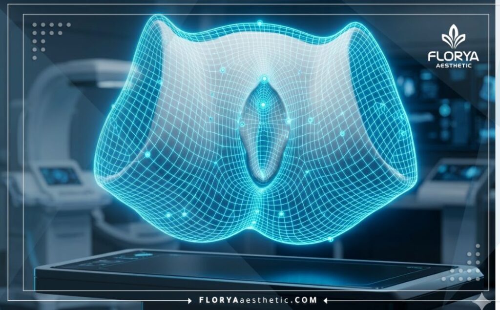 Scan numérique 3D de précision pour une chirurgie intime réussie.