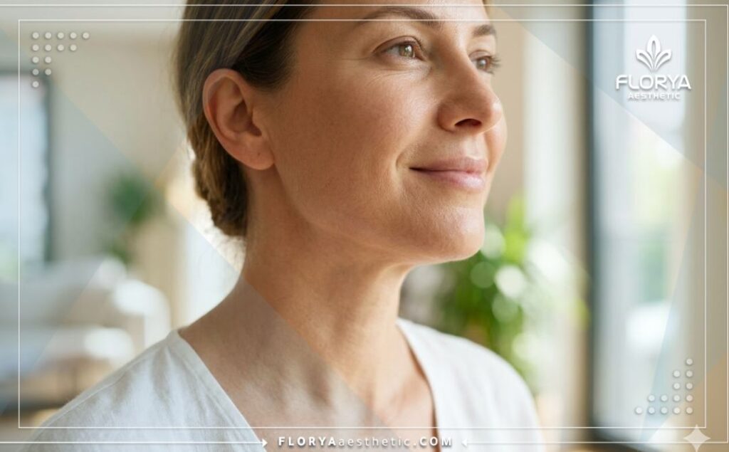 نتيجة مثالية وناجحة لعملية تجميل الذقن