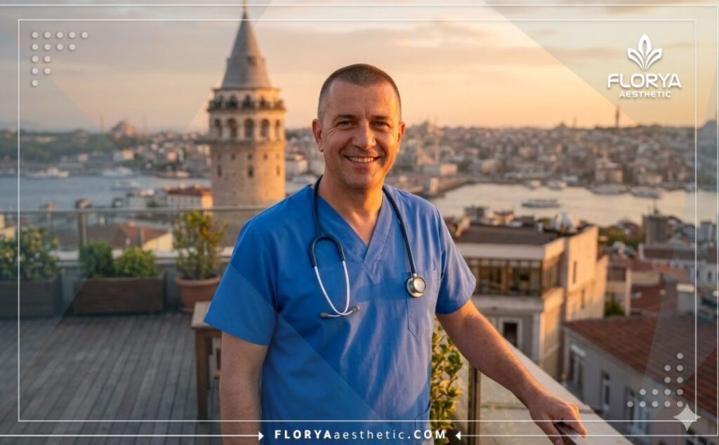 طبيب تجميل يرحب بالمرضى في اسطنبول
