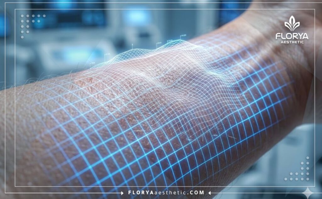 فحص رقمي ثلاثي الأبعاد لطبقات الجلد يوضح دقة العلاج التجميلي