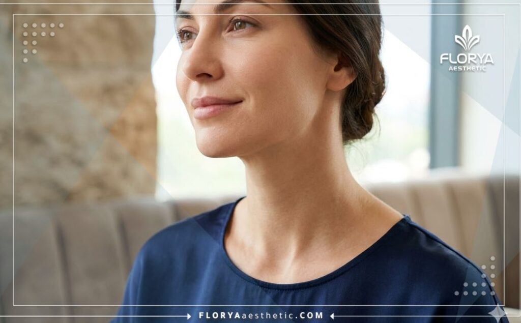 Cinematic close-up showing perfect, flawless skin texture after a successful body contouring treatment