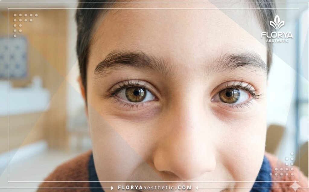 Здоровые и ясные глаза ребенка после успешного обследования