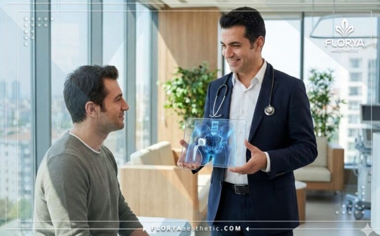 Médecin utilisant une technologie numérique pour planifier la Chirurgie d'implant pénien en Turquie.